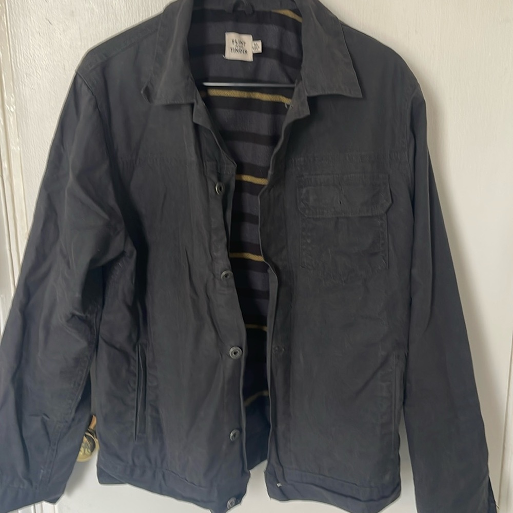 Flint And Tinder Waxed Trucker Jacket
